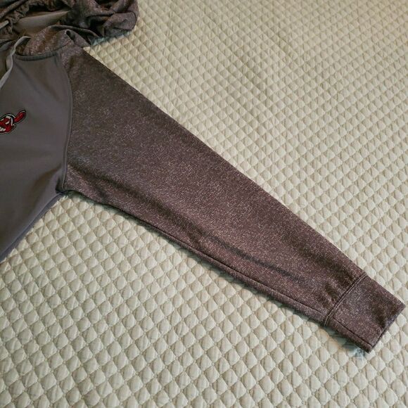 Antigua Cleveland Indians Jacket Full Zip Drawstring Hoodie Chief Wahoo Sz Large - Picture 14 of 14